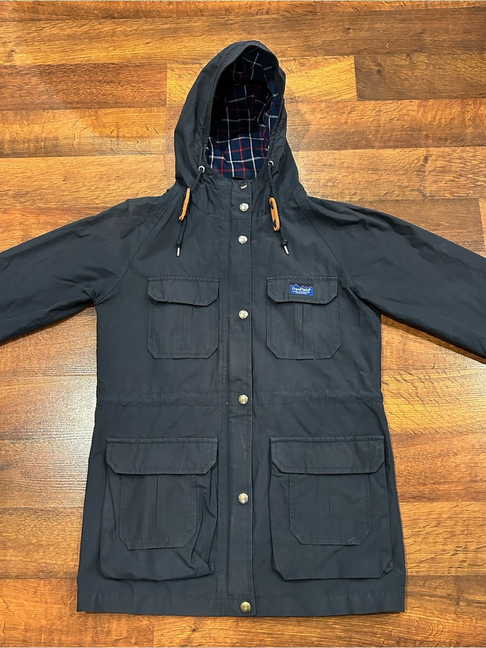 Penfield Kasson Mountain Parka 60/40 Navy Hooded Jacket Size XS